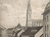Bakačeva ulica 1914. godine, sepija